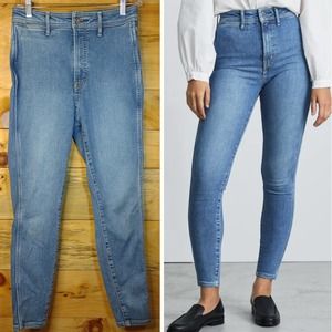 Everlane the way high skinny jeans Clean front 28 high rise stretch jegging